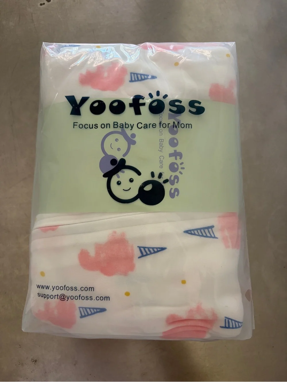 YOOFOSS Baby Girl Footie Pajamas set of 3 - 0-3 Months- NWT